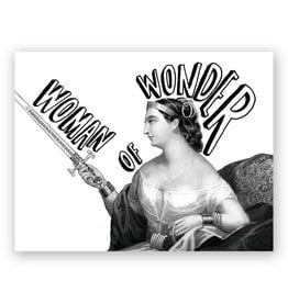 Mincing Mockingbird Woman of Wonder Greeting Card - The Mincing Mockingbird