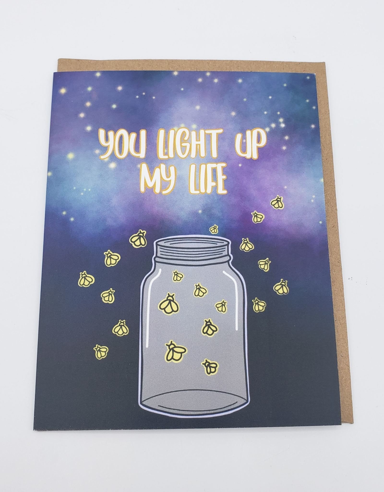 "You Light Up my Life" Firefly Greeting Card