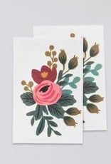 Tattly Florals "Rosa" by Rifle Paper Co. - Tattly Temporary Tattoos (Pairs)