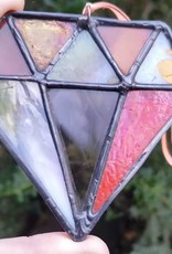 Redux Colorful Gemstone Stained Glass Sun Catcher, "Sunstone"
