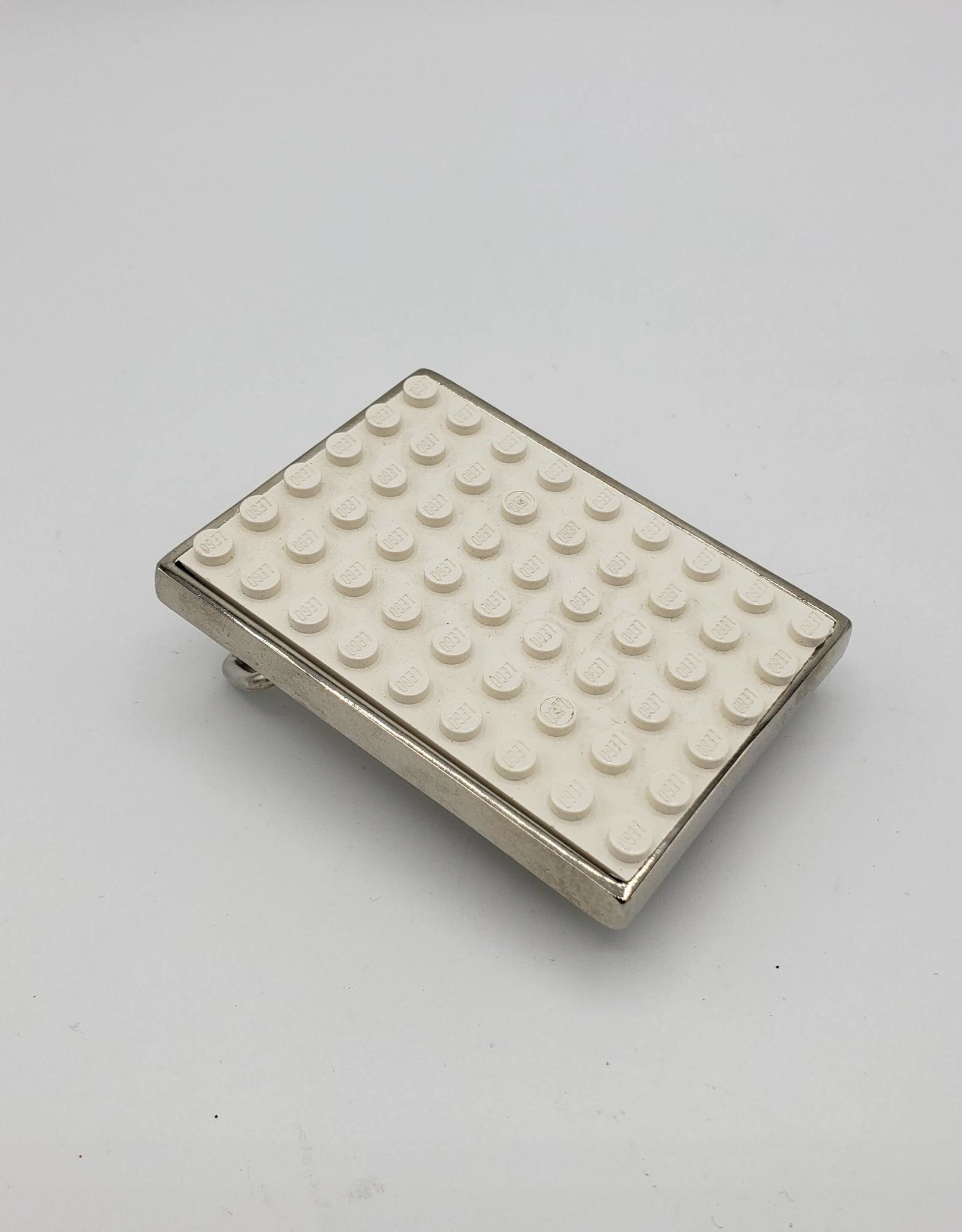 Lego Belt Buckle Brick, White