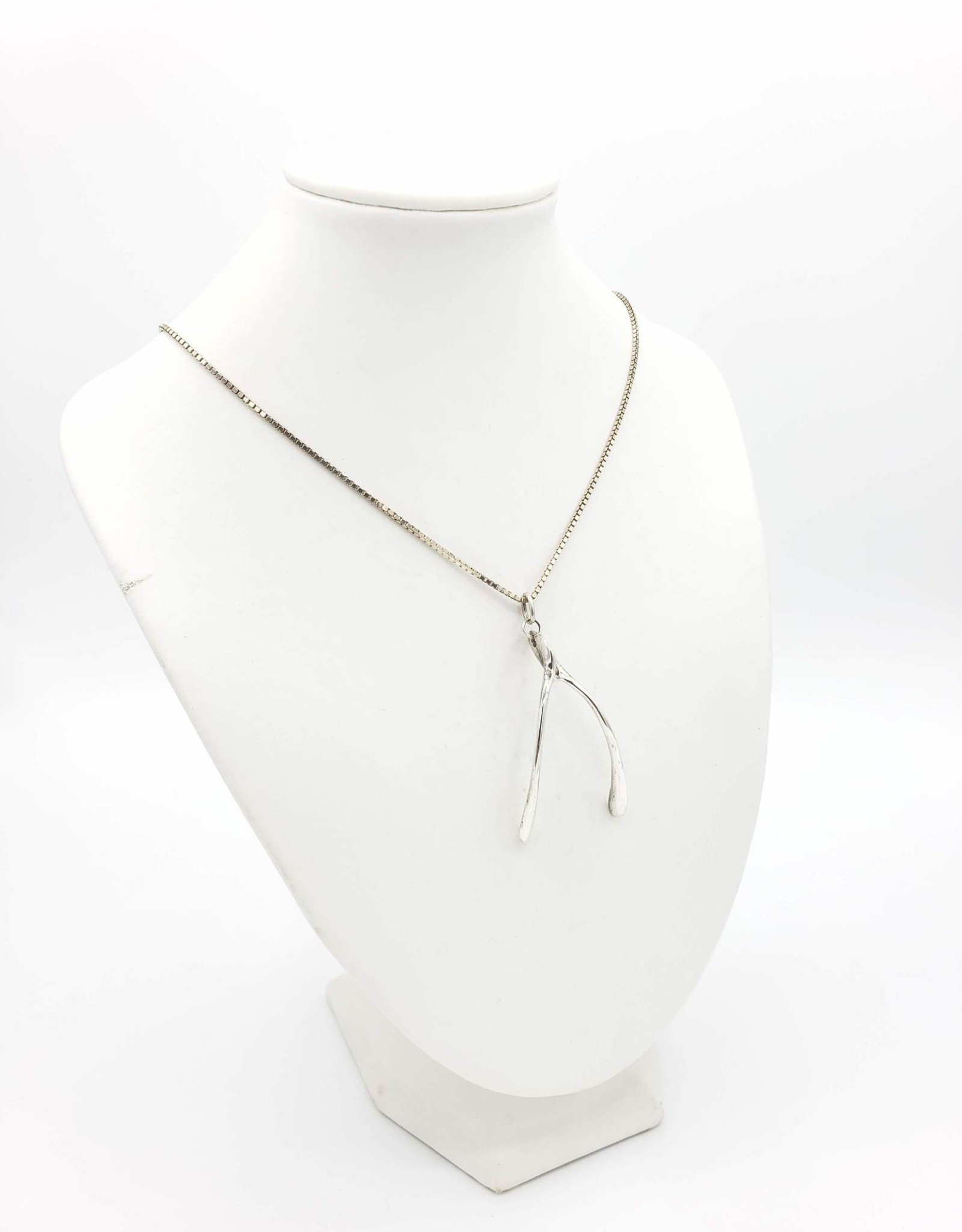 Redux Wishbone Pendant, Polished Sterling (chain sold separately)