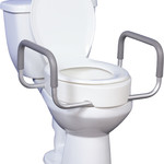 Drive Raised Toilet Seat, 3.5" with removable arms