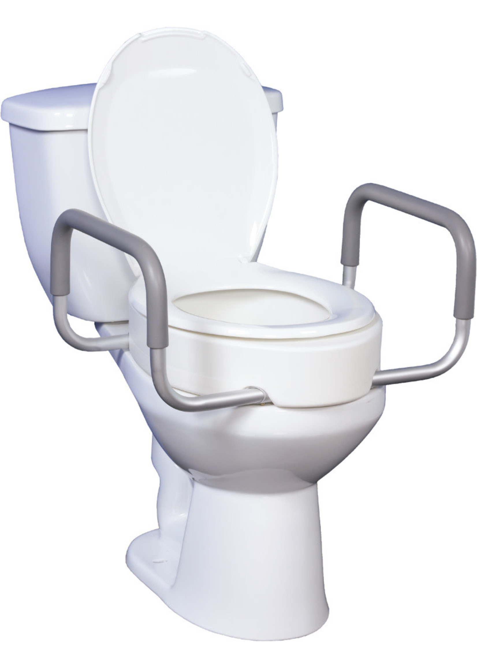 Drive Raised Toilet Seat, 3.5" with removable arms