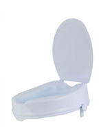 MOBB Siège de toilette surélevé de 4 po avec couvercle