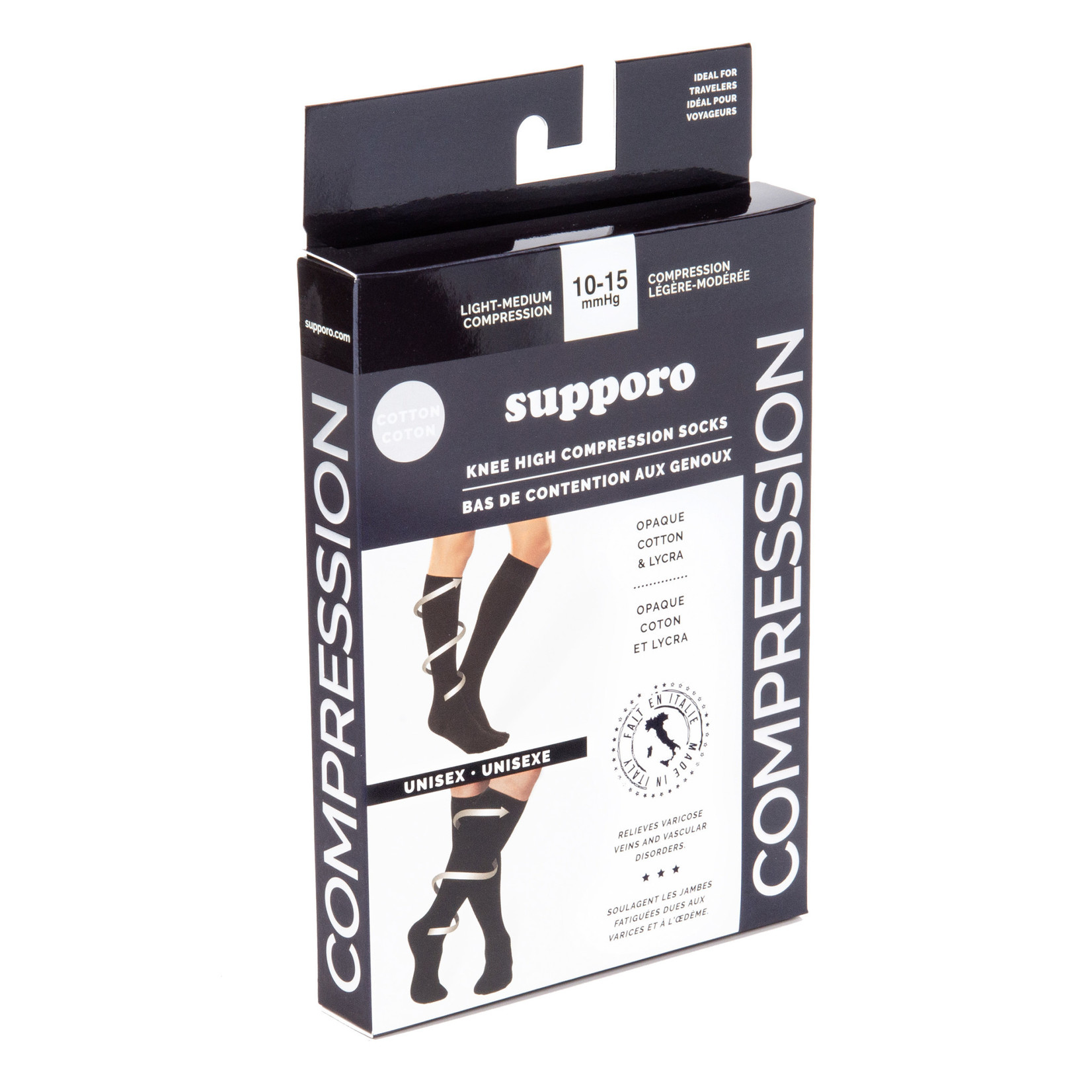 Supporo 10-15 mmHg Knee High Compression Socks