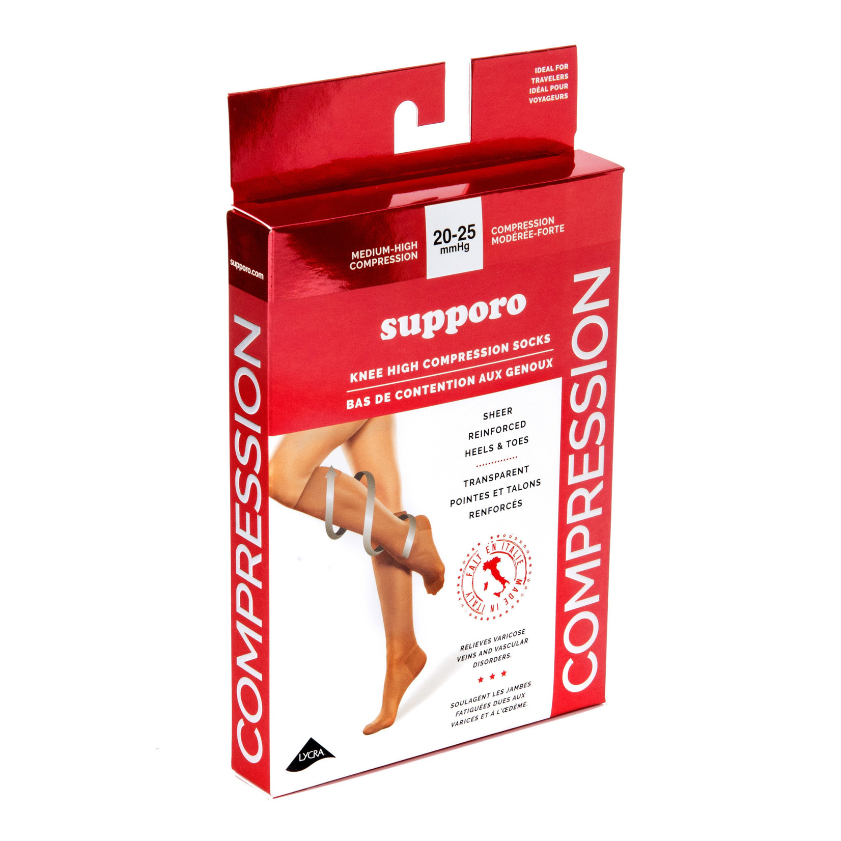 Supporo 20-25 mmHg Knee High Compression Socks