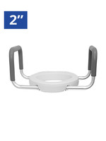 MOBB 2” Elongated Raised Toilet Seat with Arms