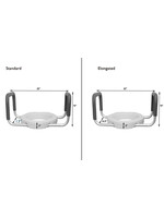 MOBB 2" Standard Raised Toilet Seat with arms