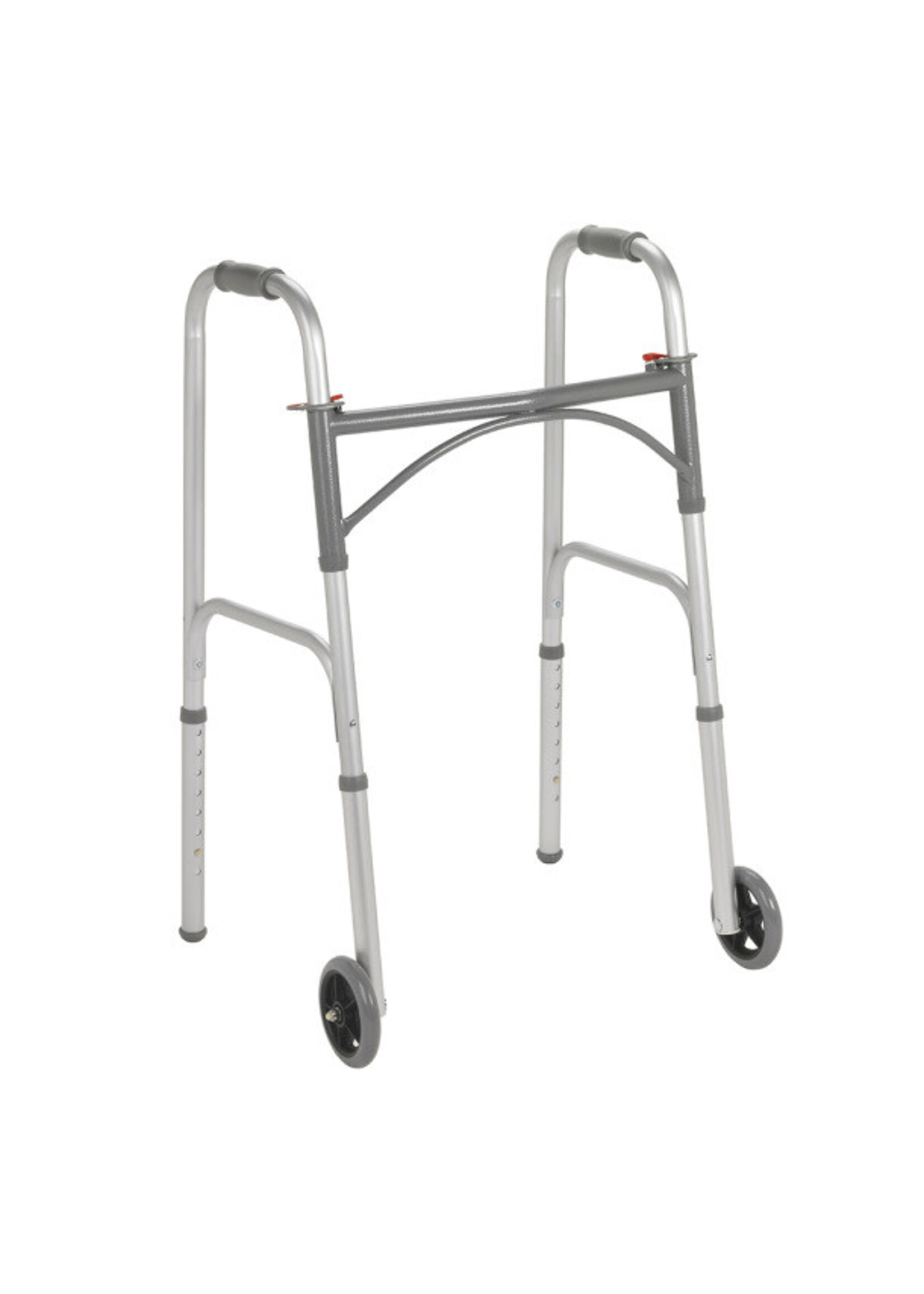 Drive Déambulateur junior pliable, deux boutons avec roues de 5"/ Folding Junior Walker, Two Button with 5" Wheels