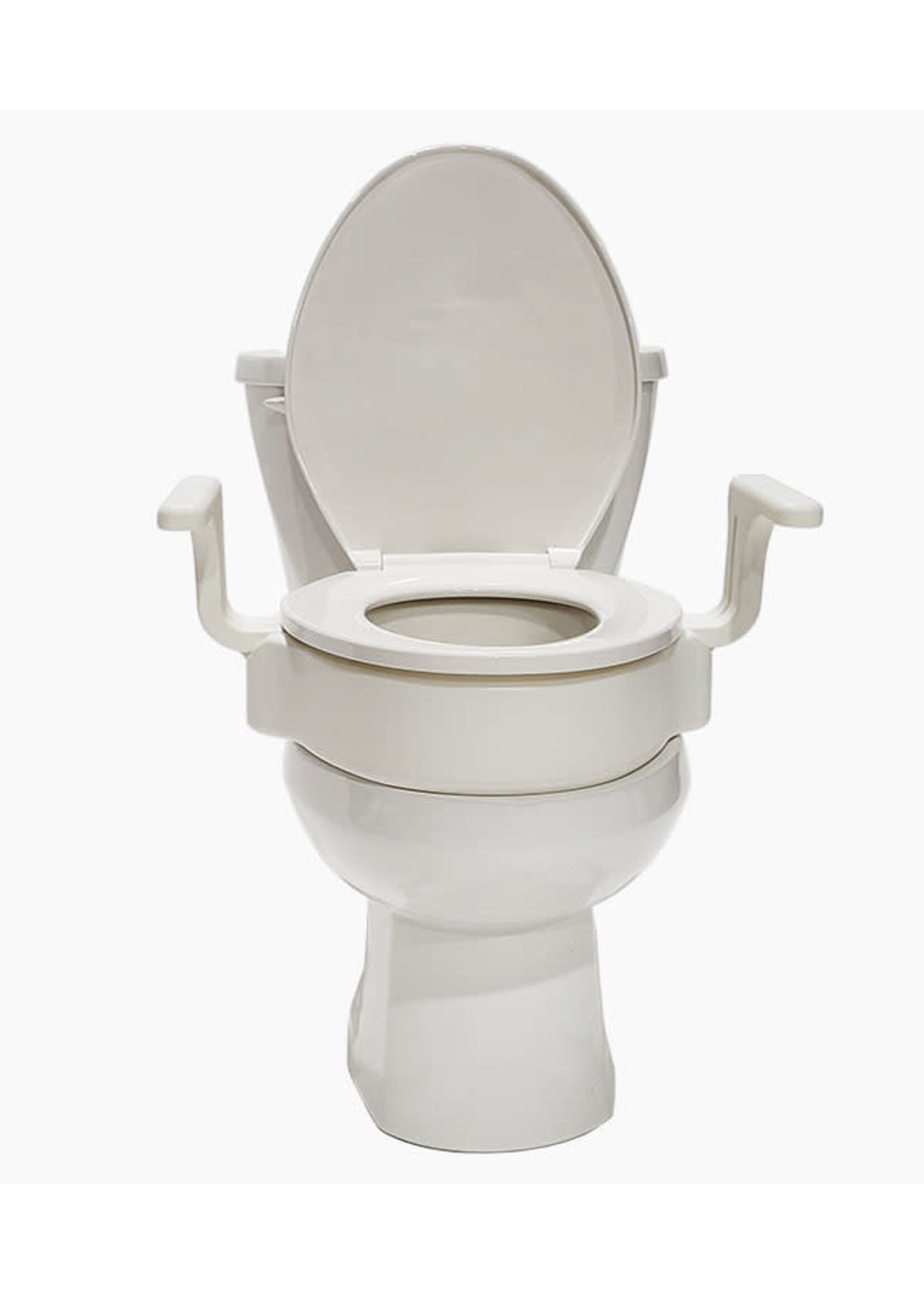 MOBB 4" Elongated Raised Toilet Seat With New Handles