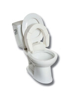 MOBB Siège de toilette surélevé à charnière - Standard/ Hinged Raised Toilet Seat - Standard