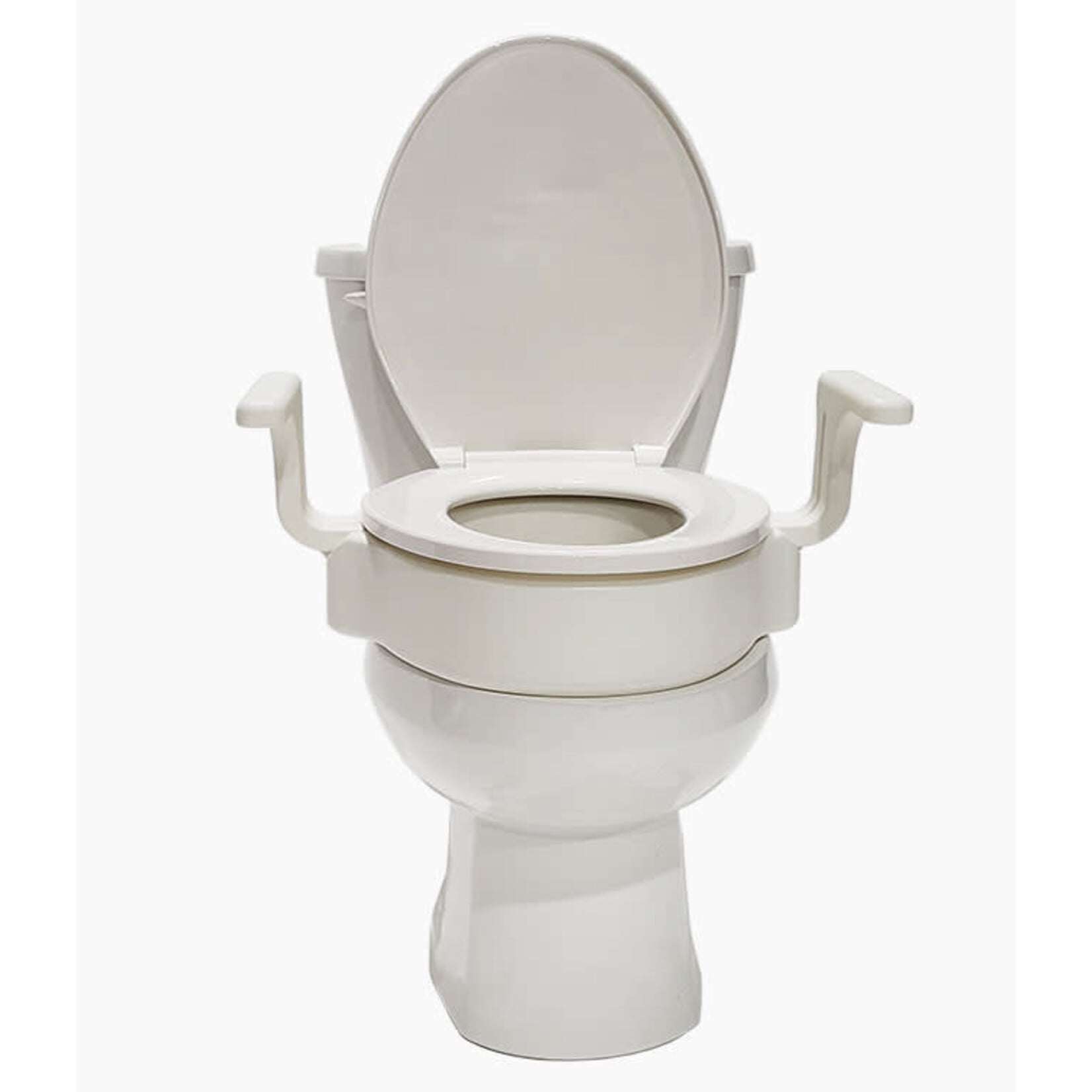 MOBB Siège de toilette surélevé de 4 pouces avec nouvelles poignées