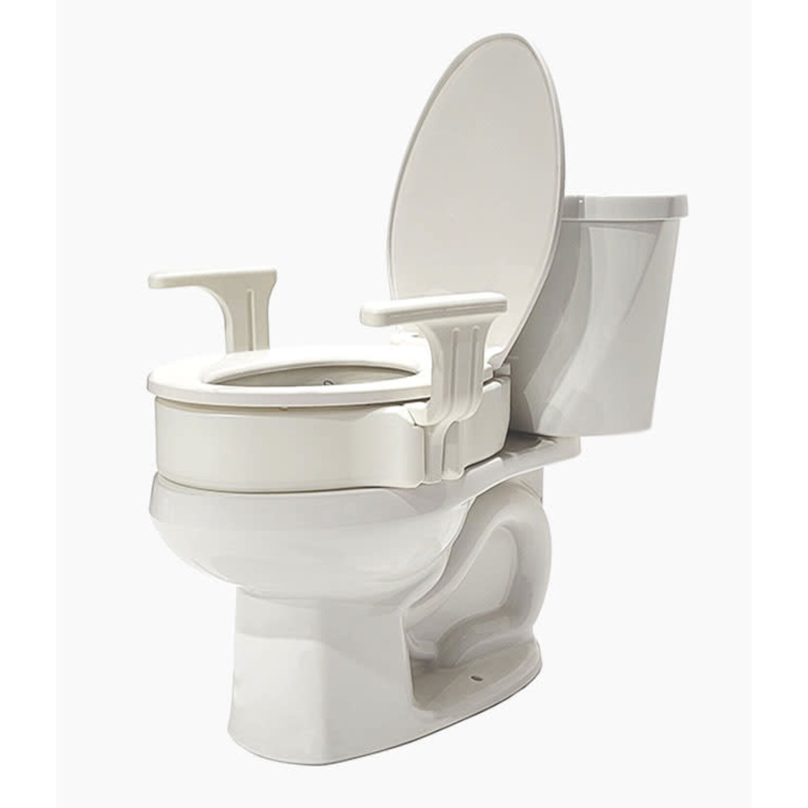 MOBB 4" Raised Toilet Seat with new handles