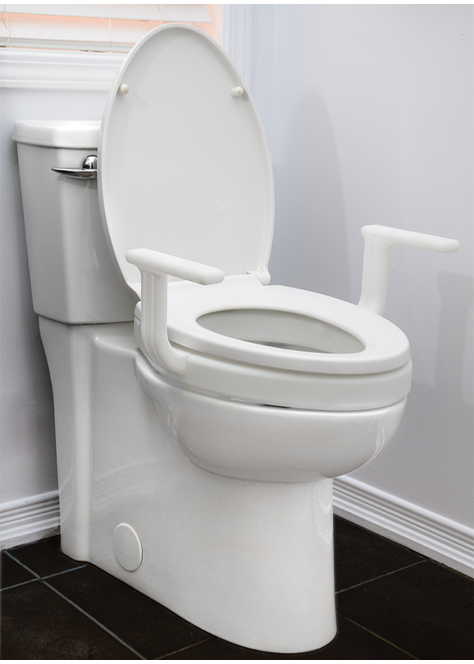 MOBB Siège de toilette surélevé de 2 po avec accoudoirs - Standard