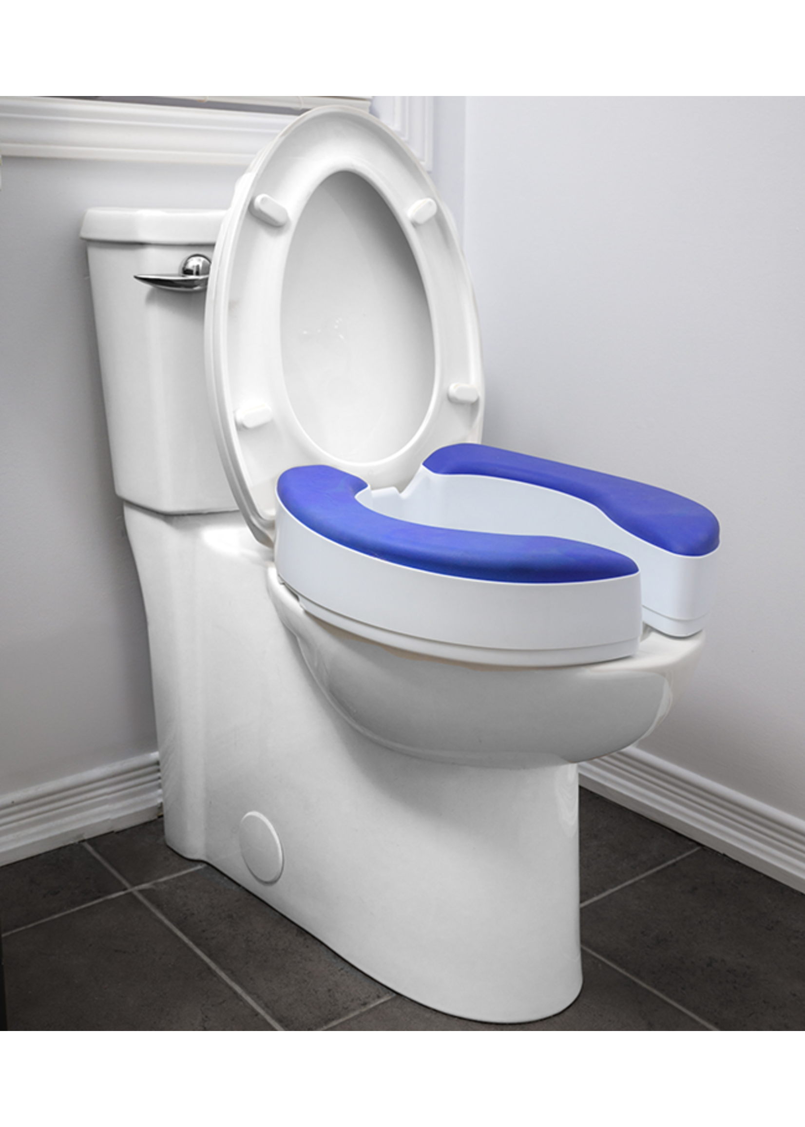 MOBB Siège de toilette surélevé réglable de 4 pouces