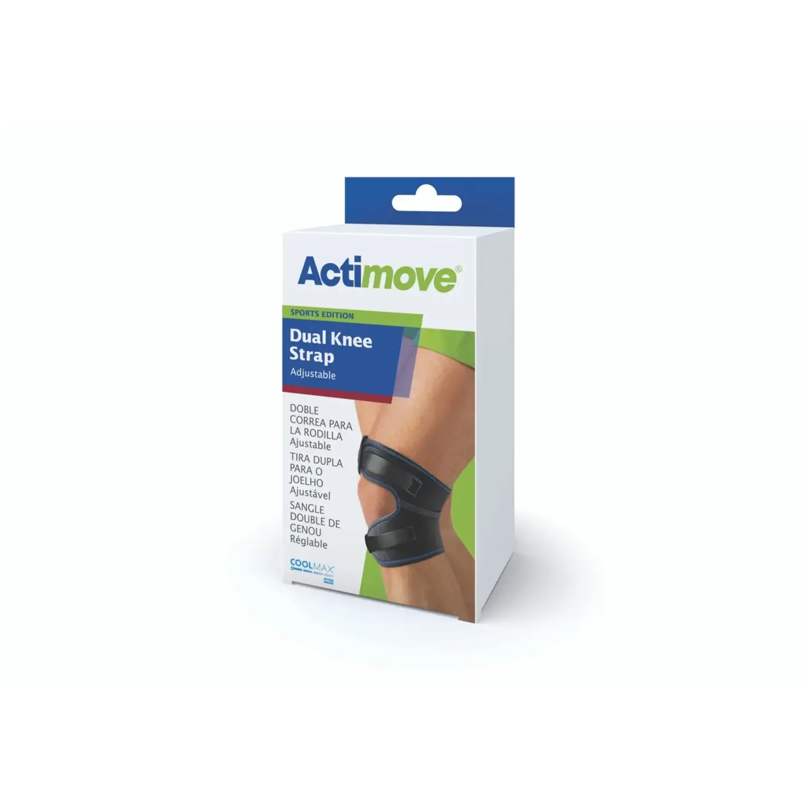 ActiMove Ajustable Sangle Double de Genou/Adjustable Dual Knee Strap