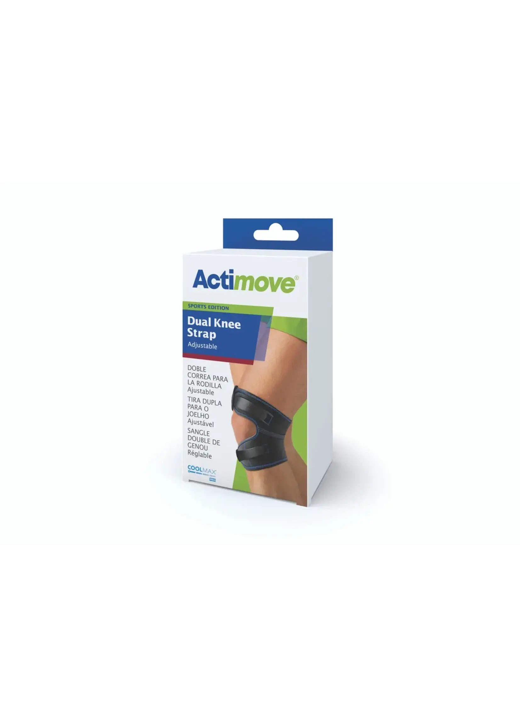 ActiMove Ajustable Sangle Double de Genou/Adjustable Dual Knee Strap