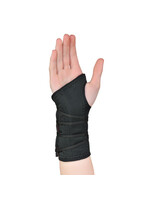 Orthoactive LACET DE POIGNET POUR TUNNEL CARPIEN BK/RD RT GRAND / CARPAL TUNNEL WRIST LACER BK/RD RT LARGE