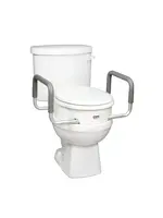 Carex Siège de toilette relevable avec poignées - Standard