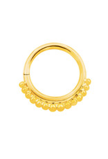 Junipurr Junipurr 16g  5/16” Beaded Seam Ring YG