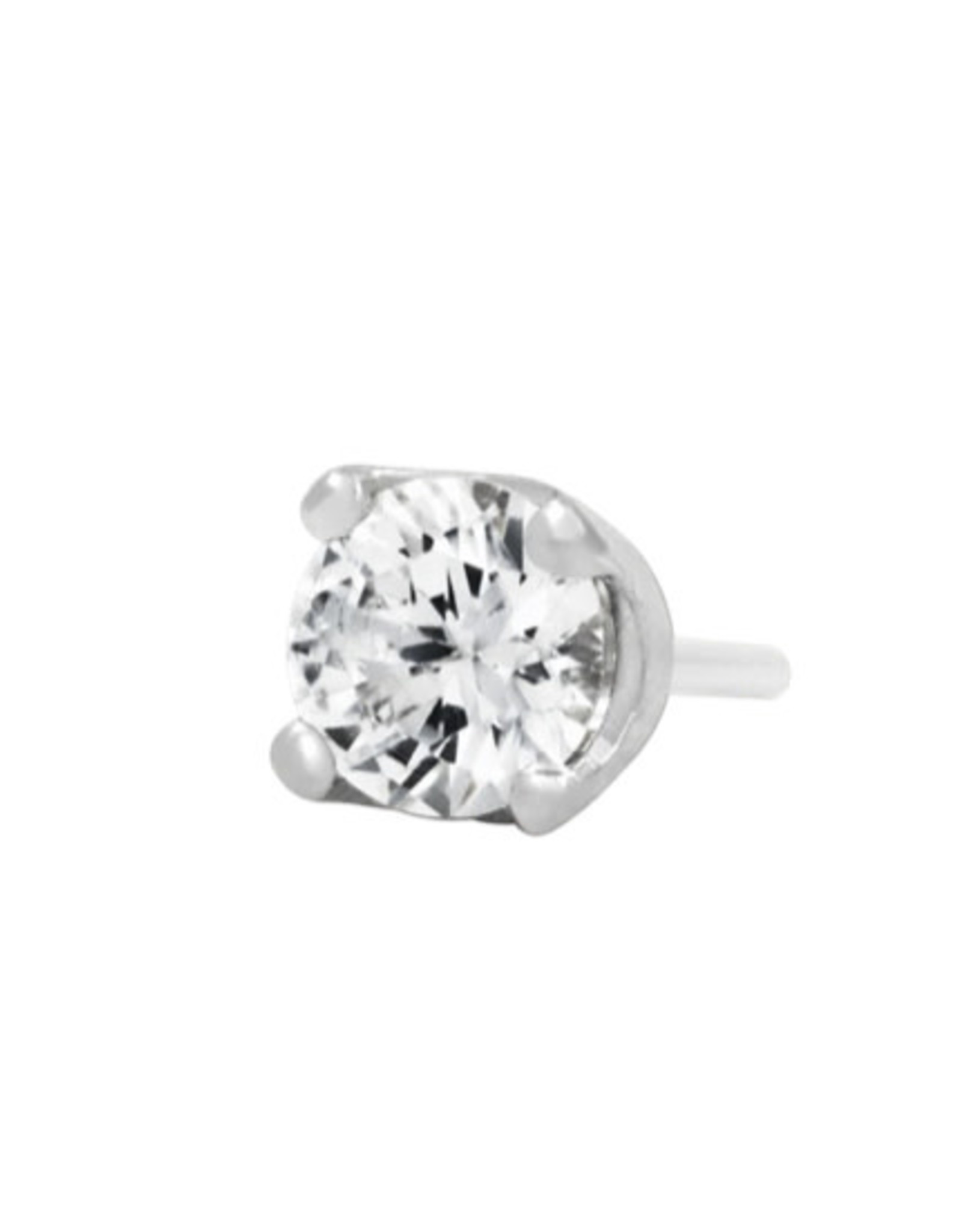 Junipurr Junipurr 2mm Prong Set CZ WG