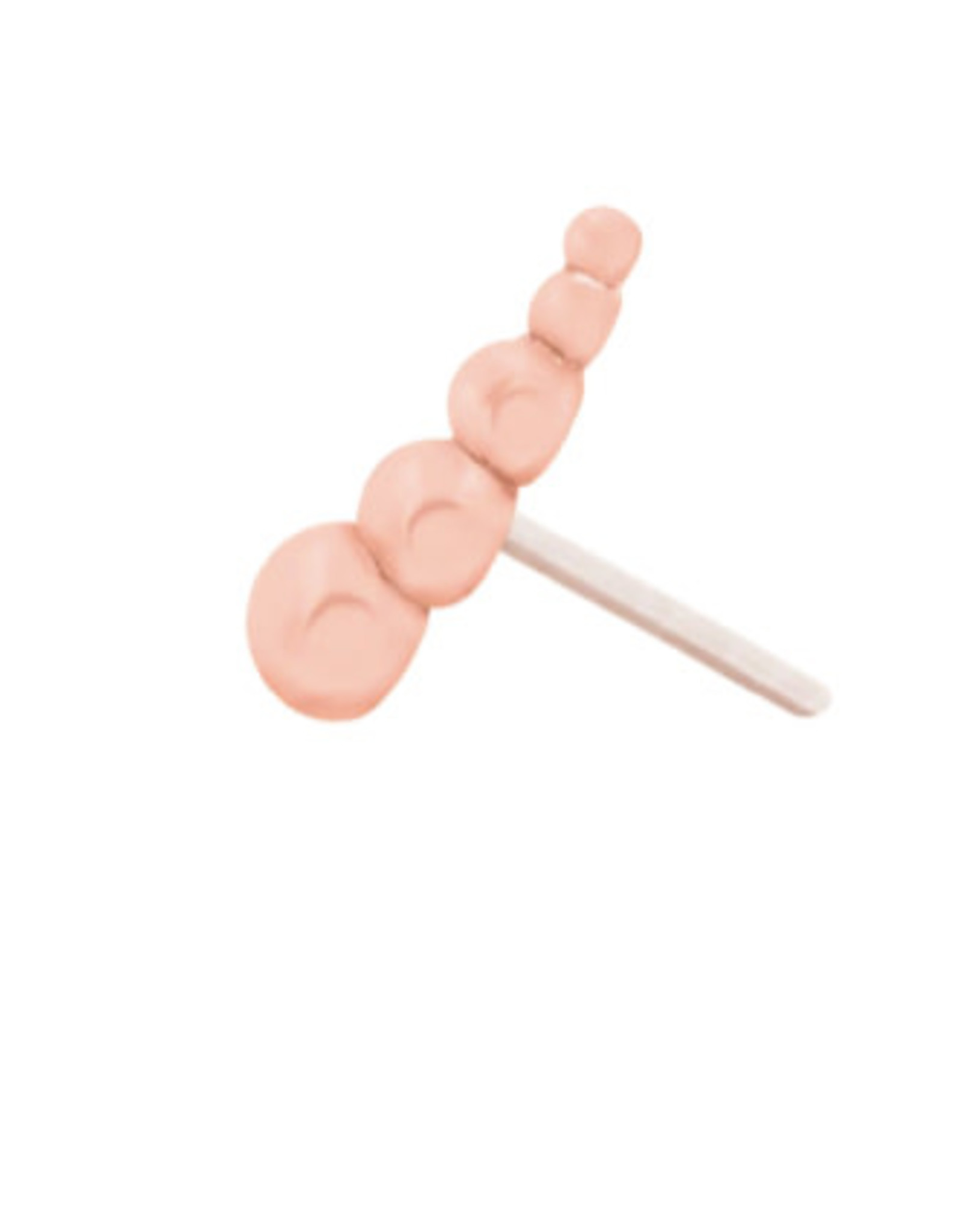 Junipurr Threadless Half Triumph Rose Gold