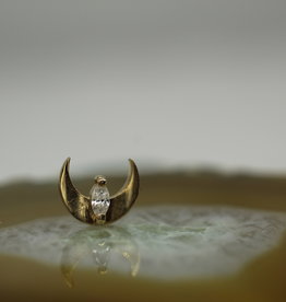 Junipurr Threadless Guardian Mercury Yellow Gold