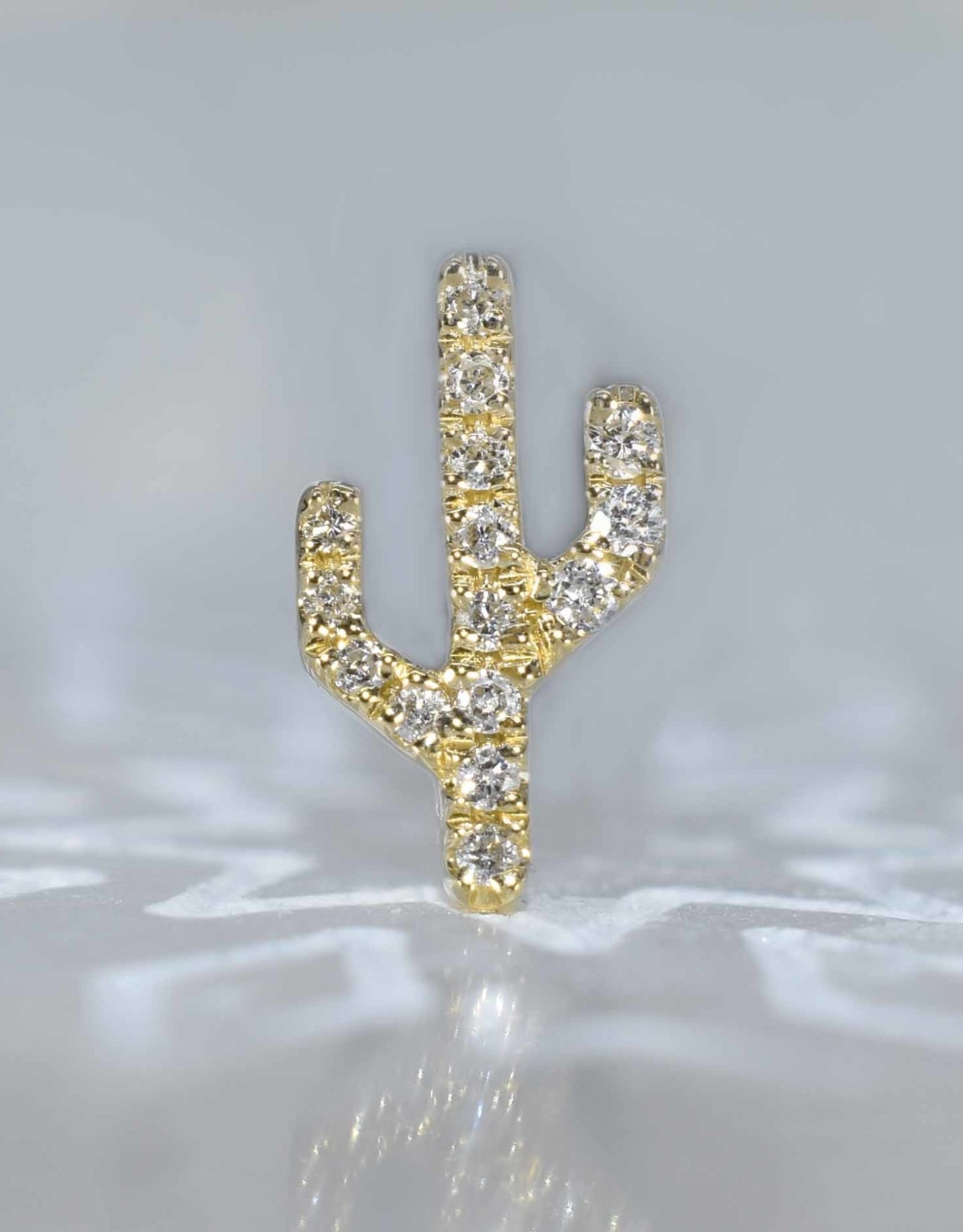 Modern Mood Modern Mood Sonoran Cactus with Diamonds YG