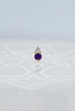 Modern Mood Modern Mood Pippa Diamond with Amethyst YG