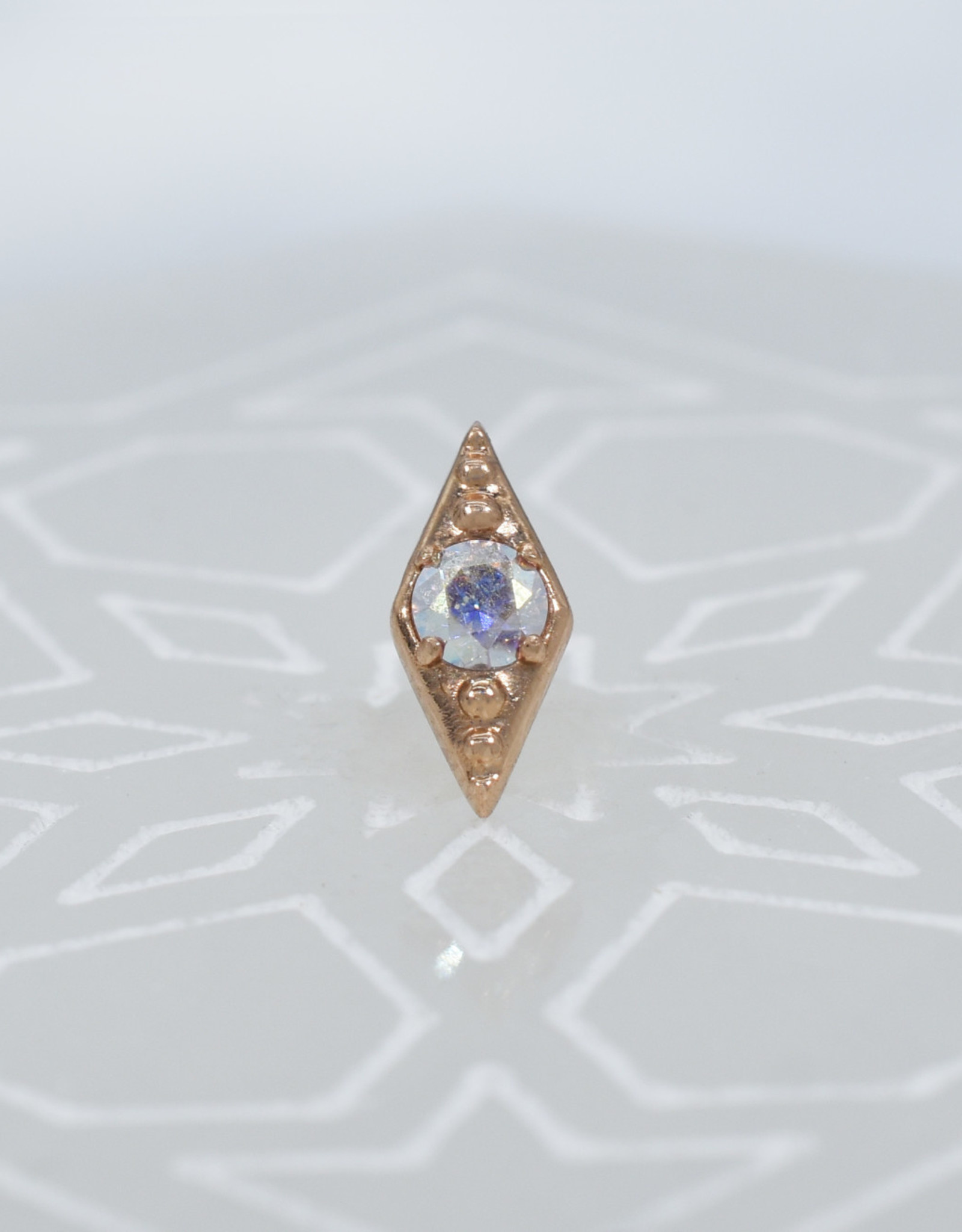 Anatometal Anatometal Deco with Aurora Borealis CZ RG