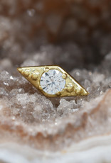 Anatometal Anatometal Deco with White CZ YG