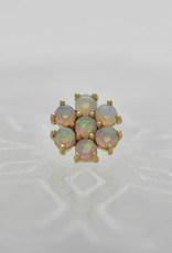 Buddha Jewelry Organics Buddha Solange with White Opal YG