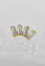Buddha Jewelry Organics Buddha Crown Jewels with CZ YG