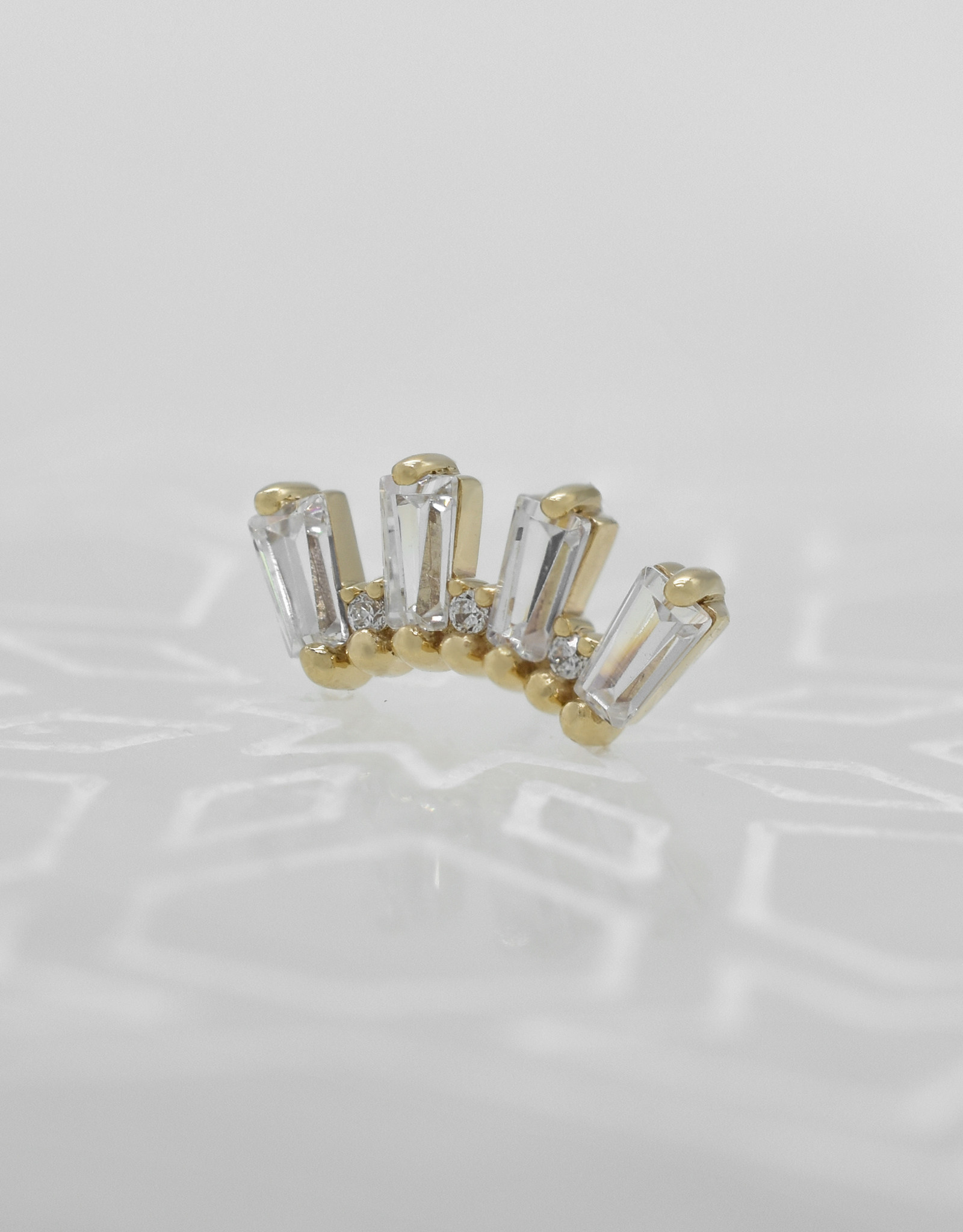 Buddha Jewelry Organics Buddha Crown Jewels with CZ YG