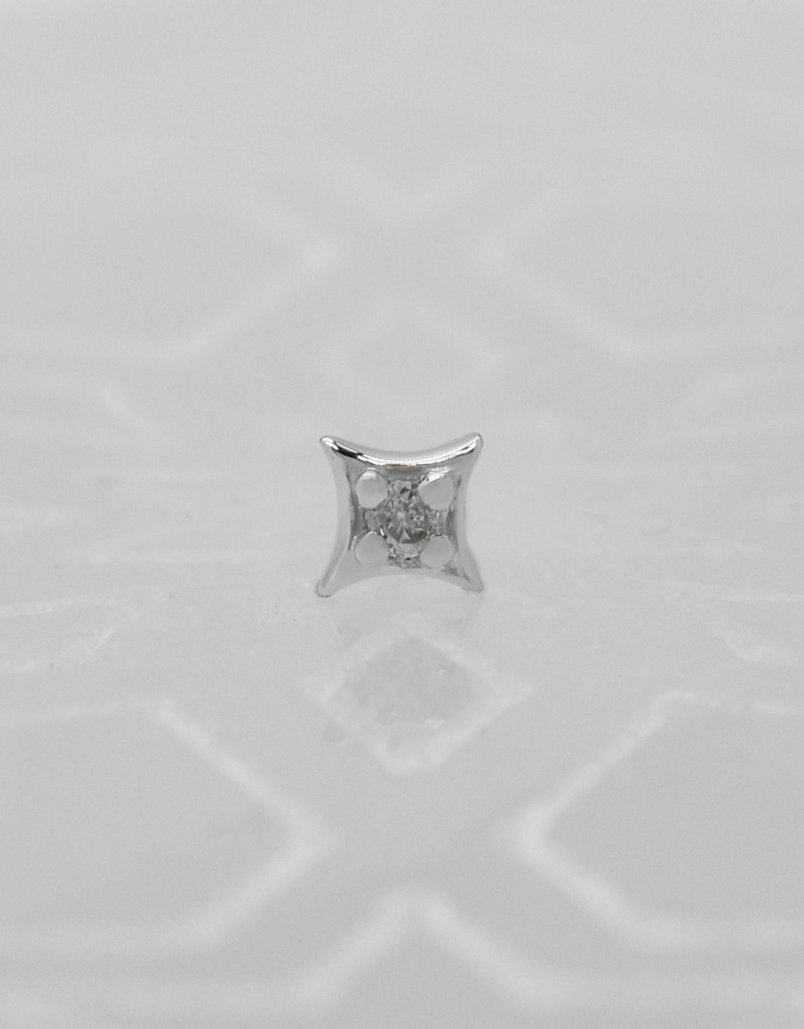 Modern Mood Modern Mood 3.5mm Zara with White Diamond WG