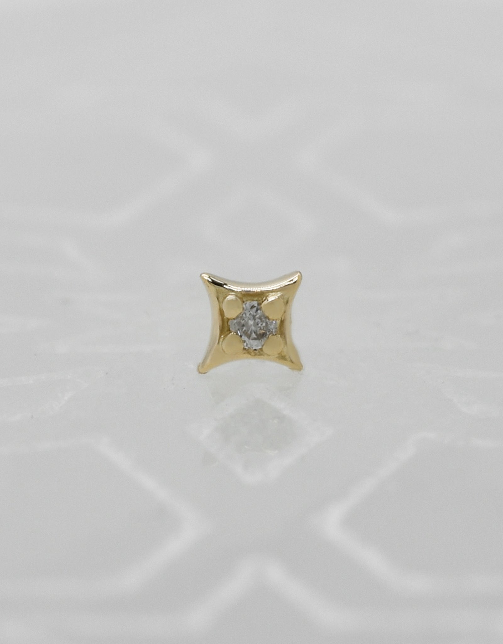 Modern Mood Modern Mood 3.5mm Zara with White Diamond YG