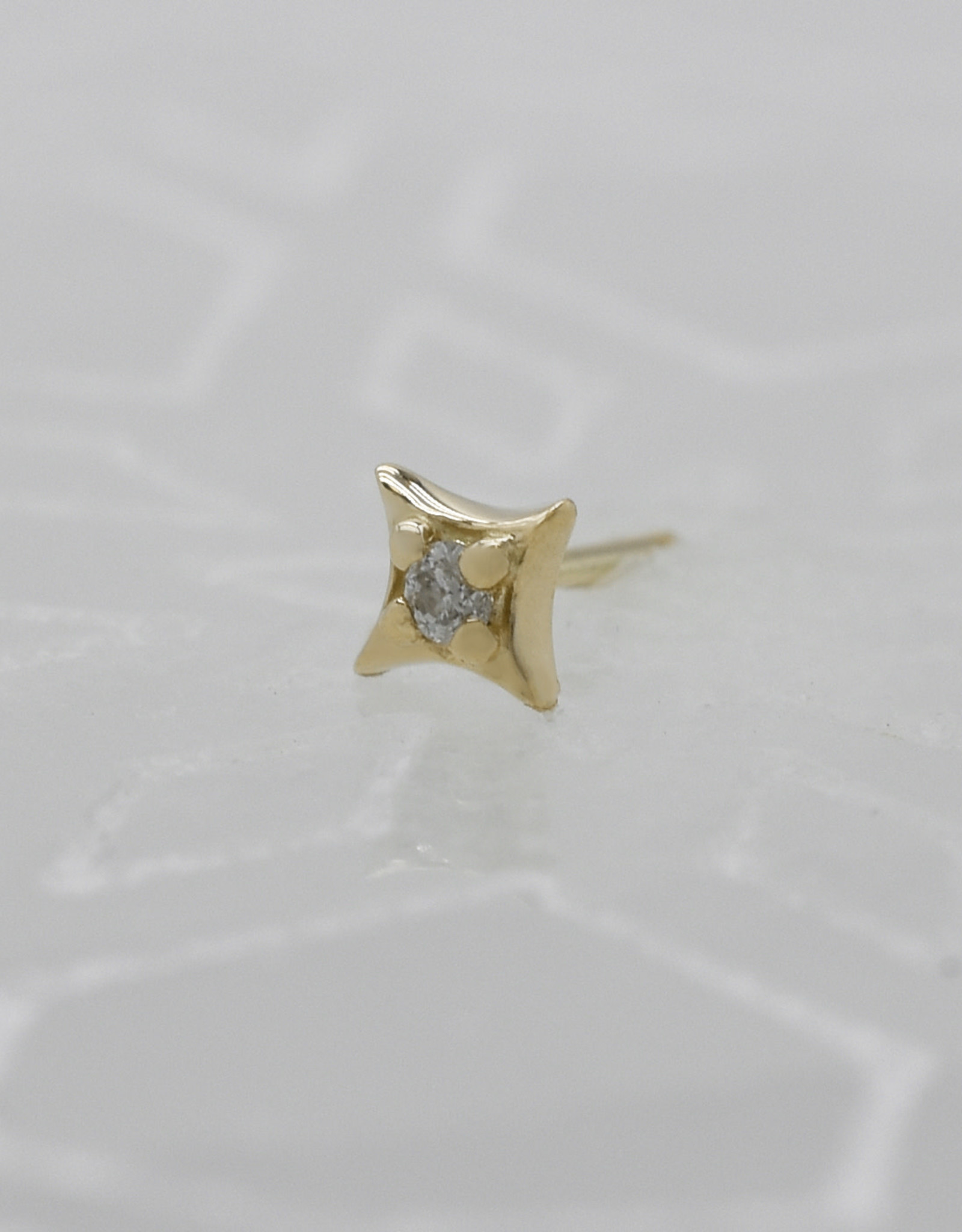 Modern Mood Modern Mood 3.5mm Zara with White Diamond YG