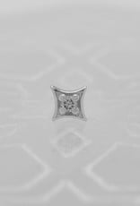 Modern Mood Modern Mood 4.5mm Zara with White Diamond WG