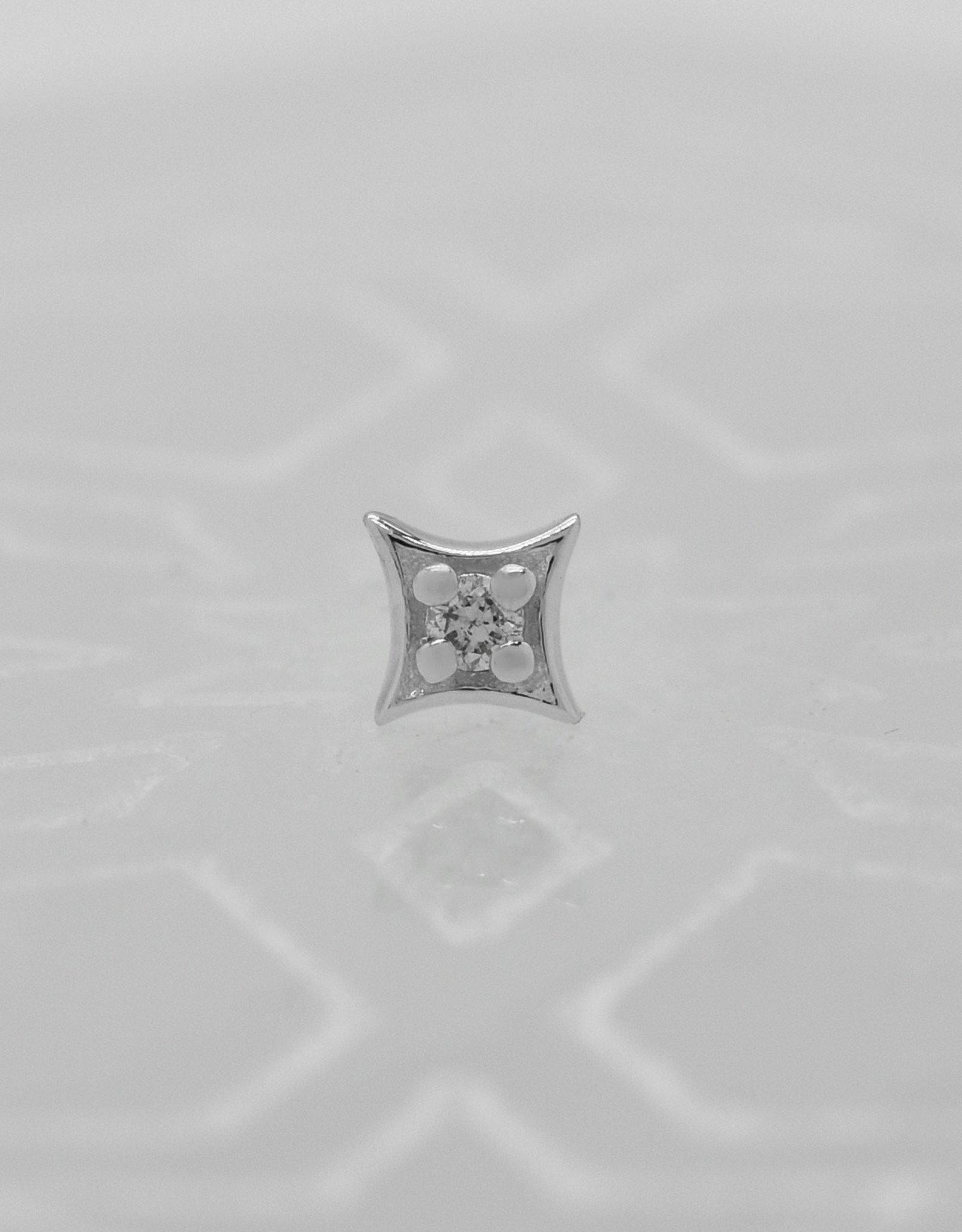 Modern Mood Modern Mood 4.5mm Zara with White Diamond WG