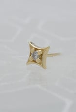 Modern Mood Modern Mood 4.5mm Zara with White Diamond YG