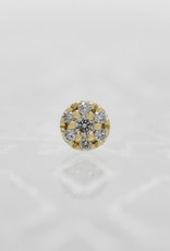 Modern Mood Modern Mood Hex Mini with White Diamond YG
