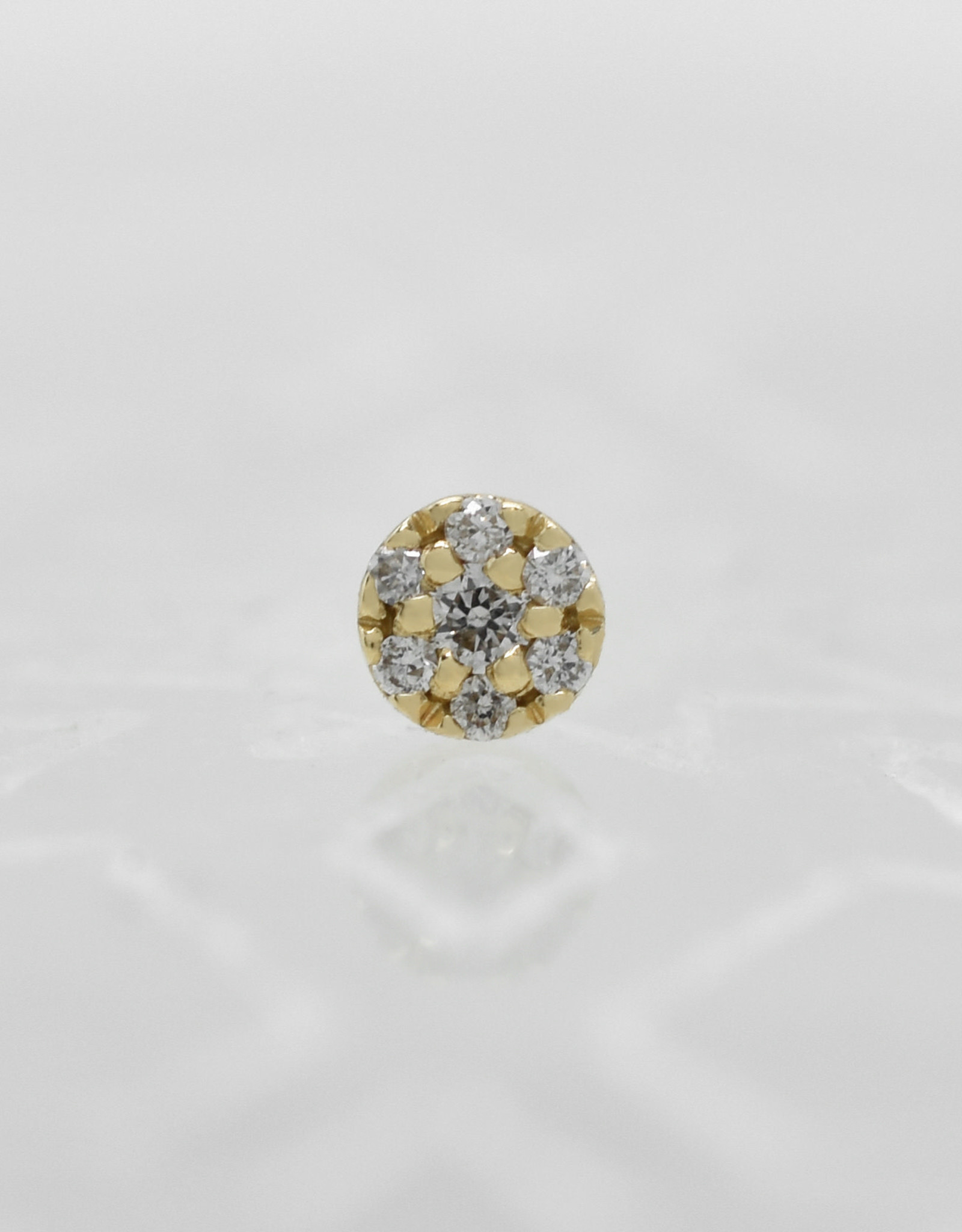 Modern Mood Modern Mood Hex Mini with White Diamond YG