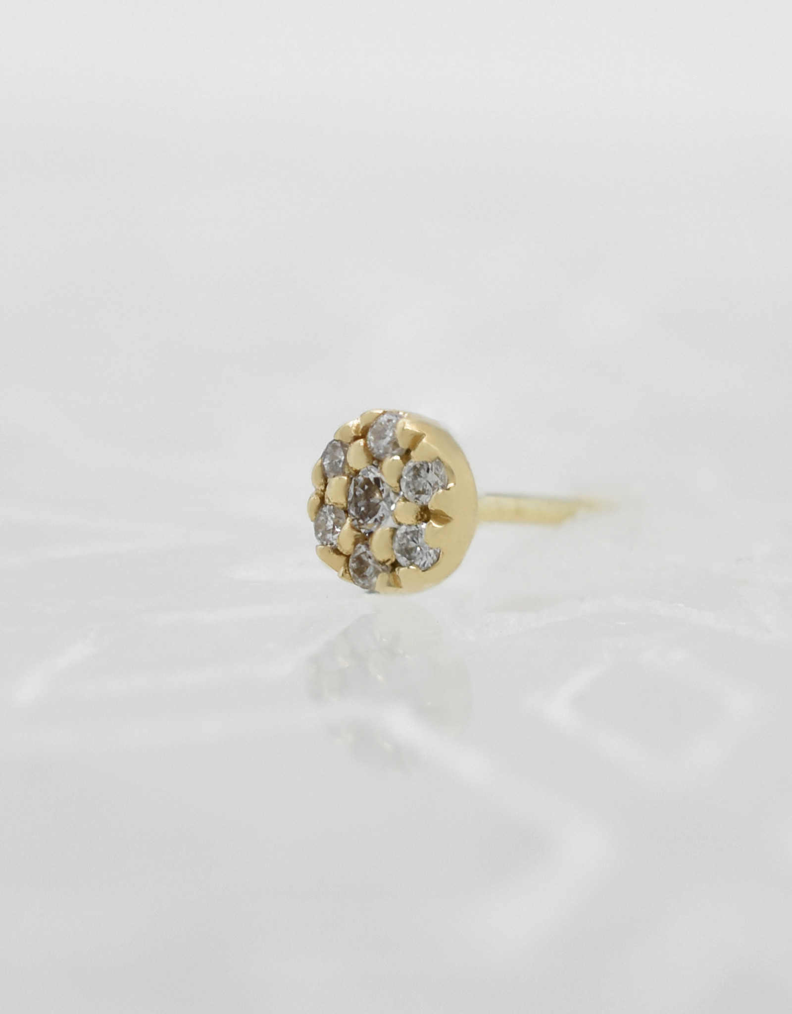 Modern Mood Modern Mood Hex Mini with White Diamond YG