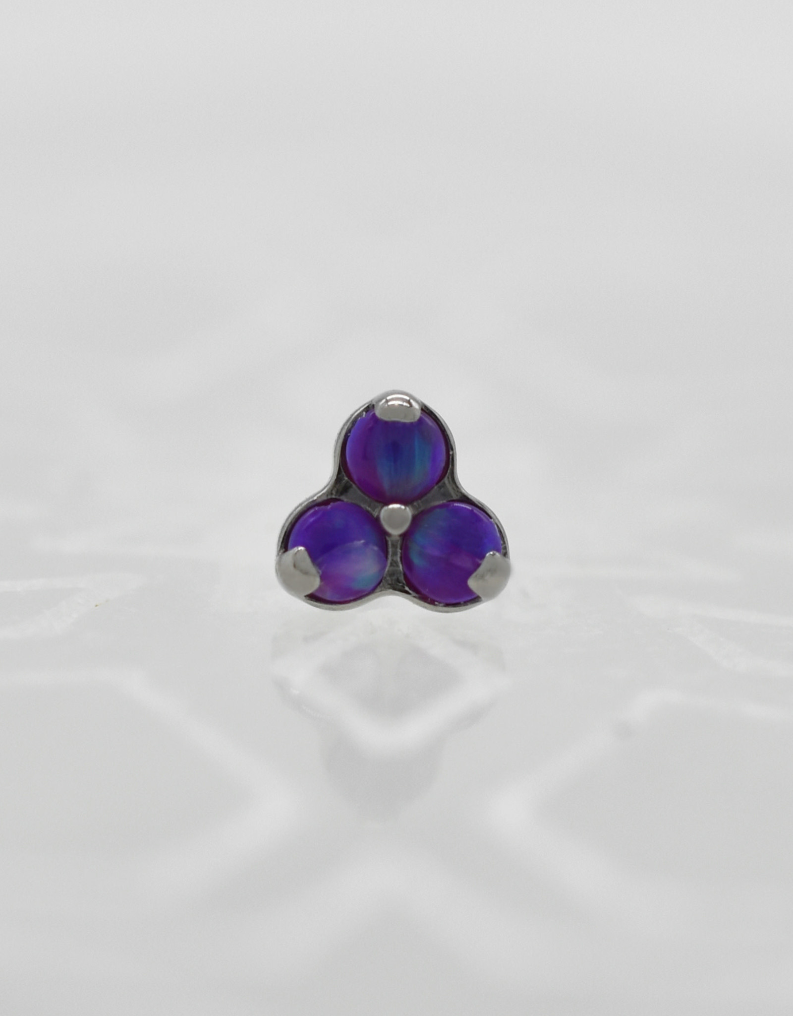 Industrial Strength Industrial Strength 1.5mm Tri Gem with Sleepy Lavender Opal Ti