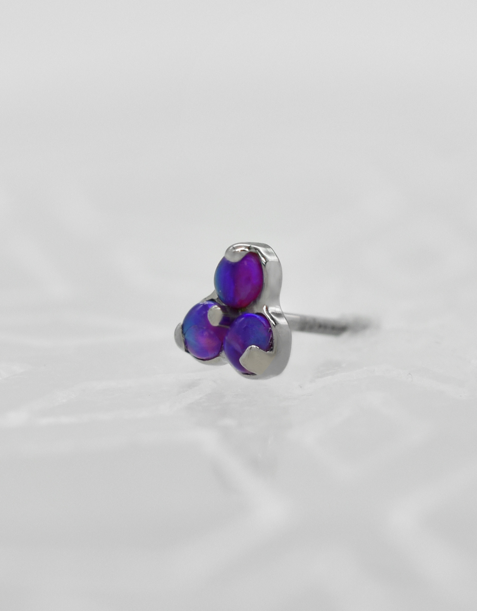 Industrial Strength Industrial Strength 1.5mm Tri Gem with Sleepy Lavender Opal Ti