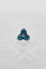 Industrial Strength Industrial Strength 1.5mm Tri Gem London Blue Ti