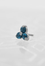 Industrial Strength Industrial Strength 1.5mm Tri Gem London Blue Ti