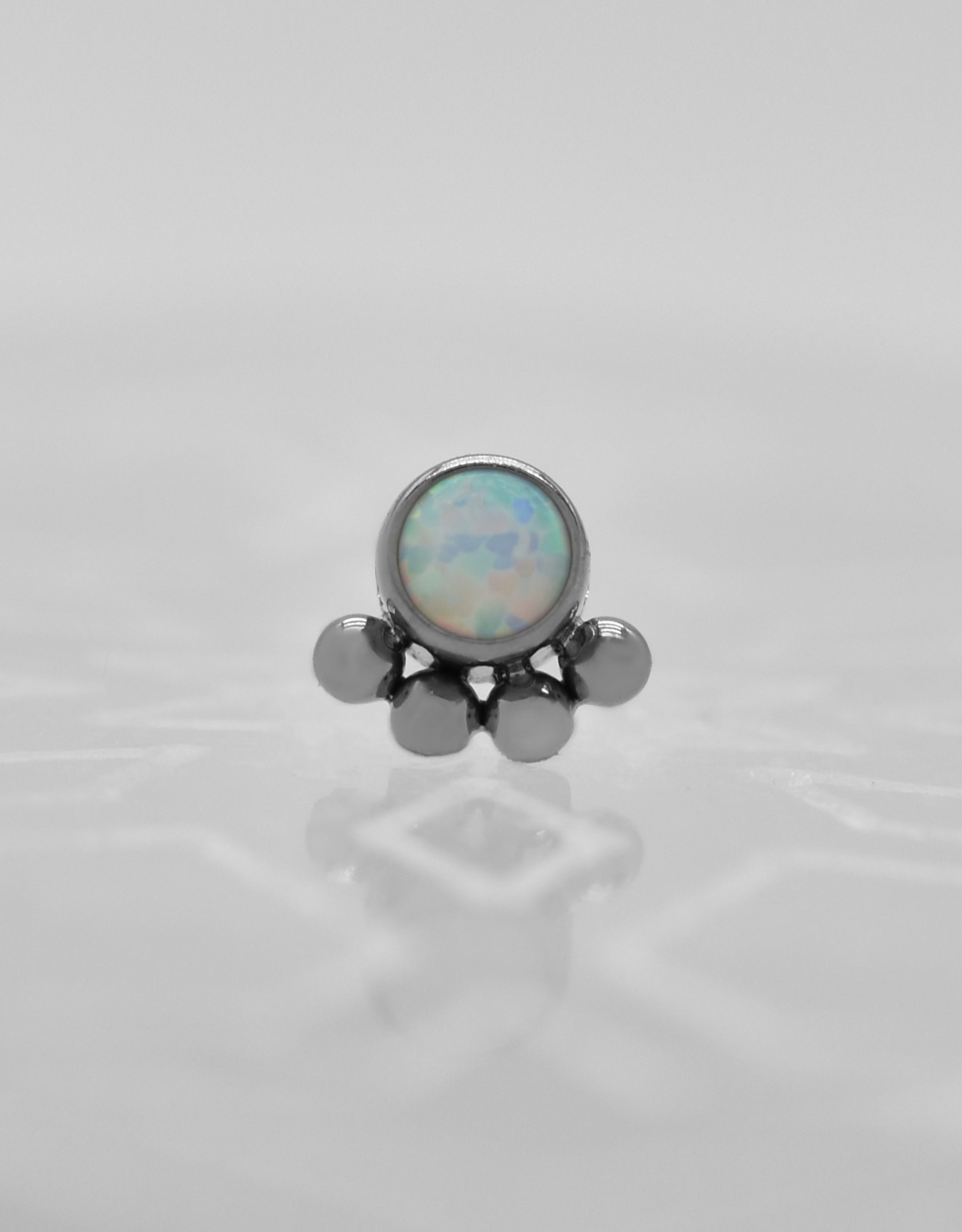 Leroi Leroi 2.5mm 11HC-5 Captive Gem with White Opal Ti