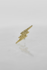 Quetzalli Quetzalli threadless YG THUNDERBOLT diamond shine